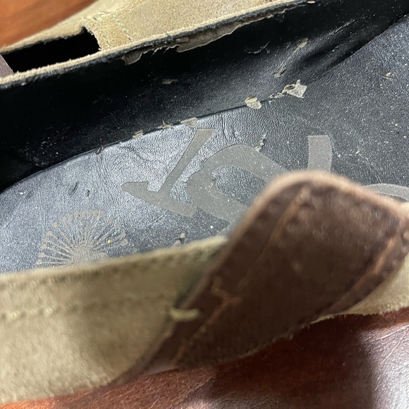 OTBT Salem leather mary Split Toe jane hidden wedge - Picture 9 of 9